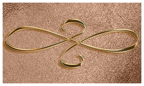 DNSEMP-C-601-BZ-SH-BZ Bronze Scroll Shimmer Bronze